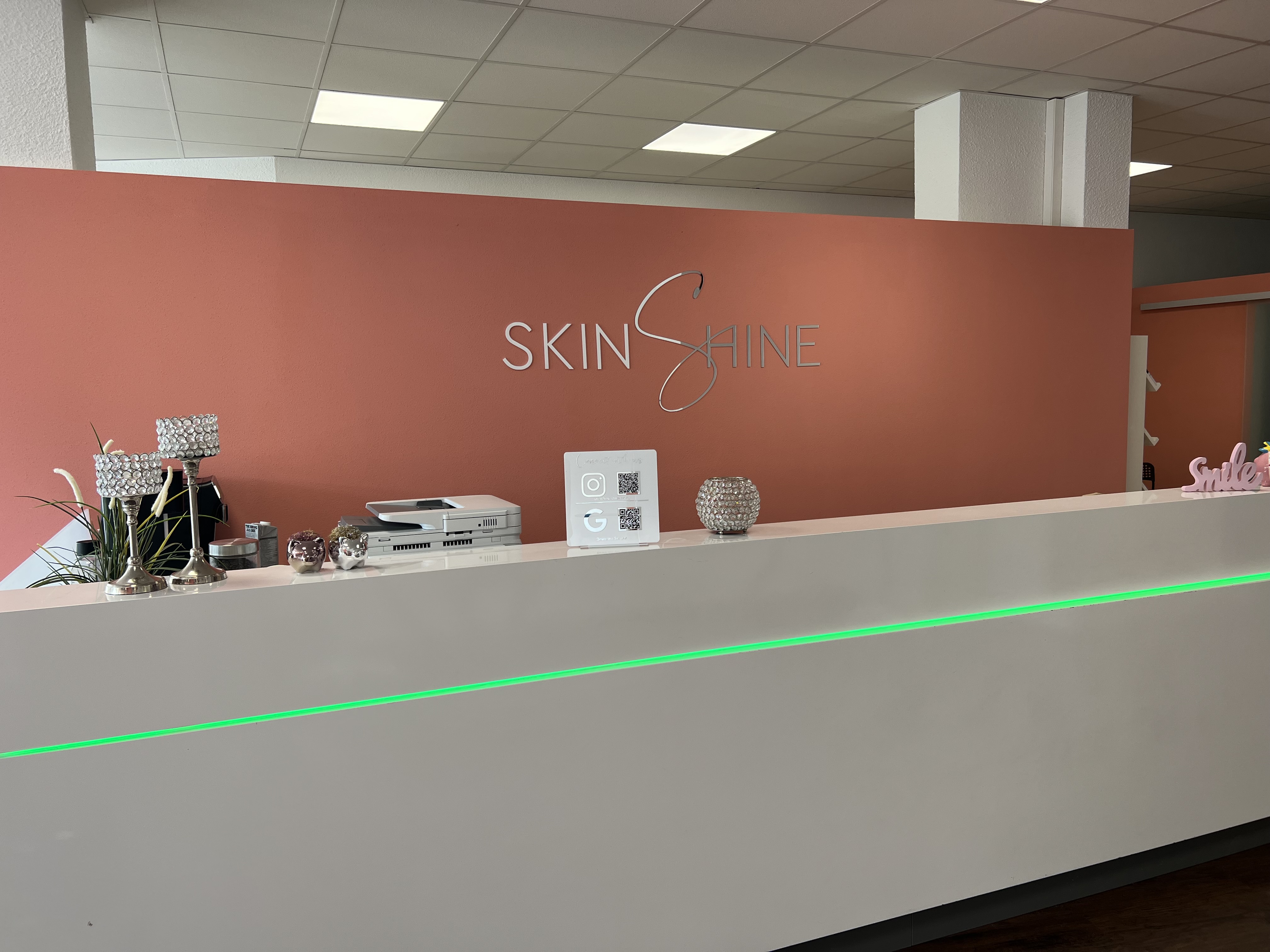 SkinShine Ravensburg — Empfang